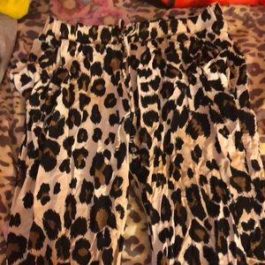 Leopard print pants